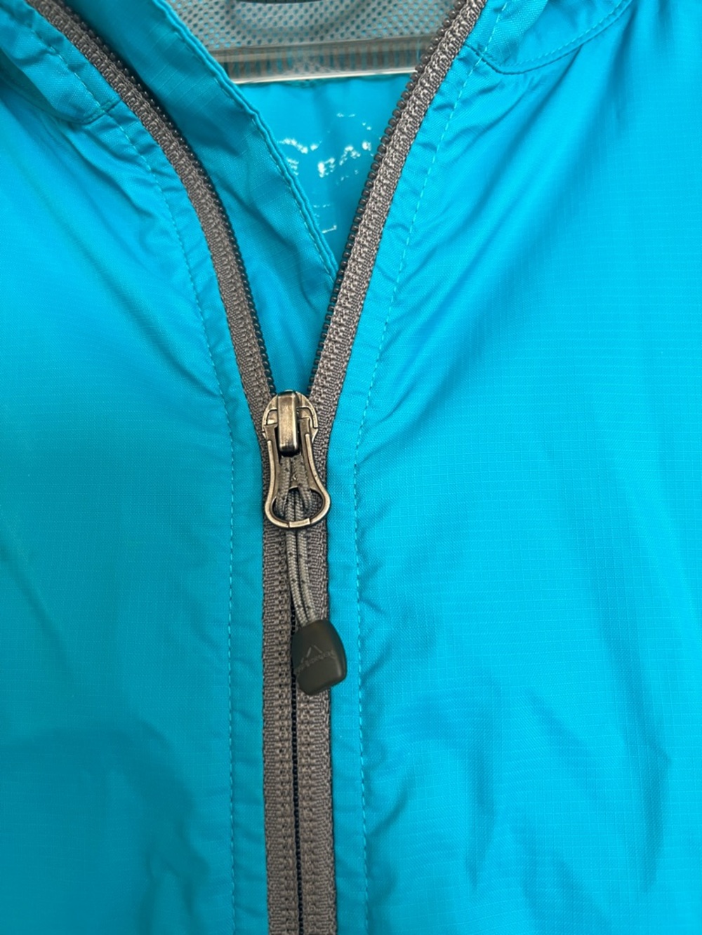 Eddie Bauer Women's Lightweight Teal Hooded Windbreaker Jacket S - Picture 2 of 13